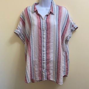 Beachy boho comfortable casual top Size XL